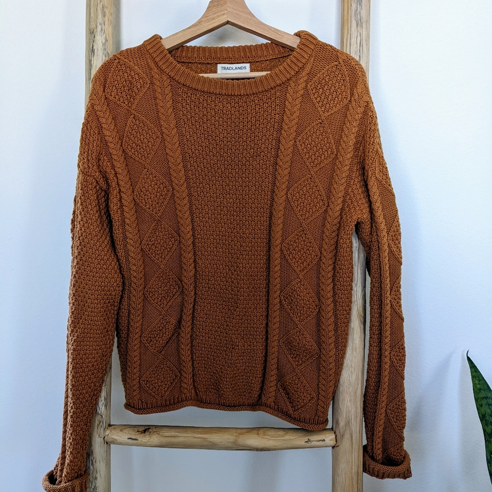 Tradlands Modern Fisher Sweater Size Small Color Sienna
